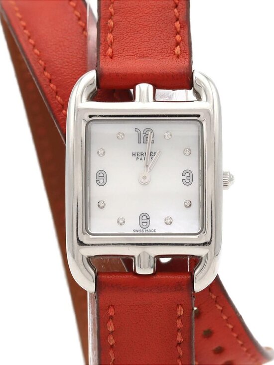 Hermes Accessories - Hermes Cape Cod Double Tour SS Quartz Watch
